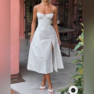 NWOT Babyboo Deanna midi dress S